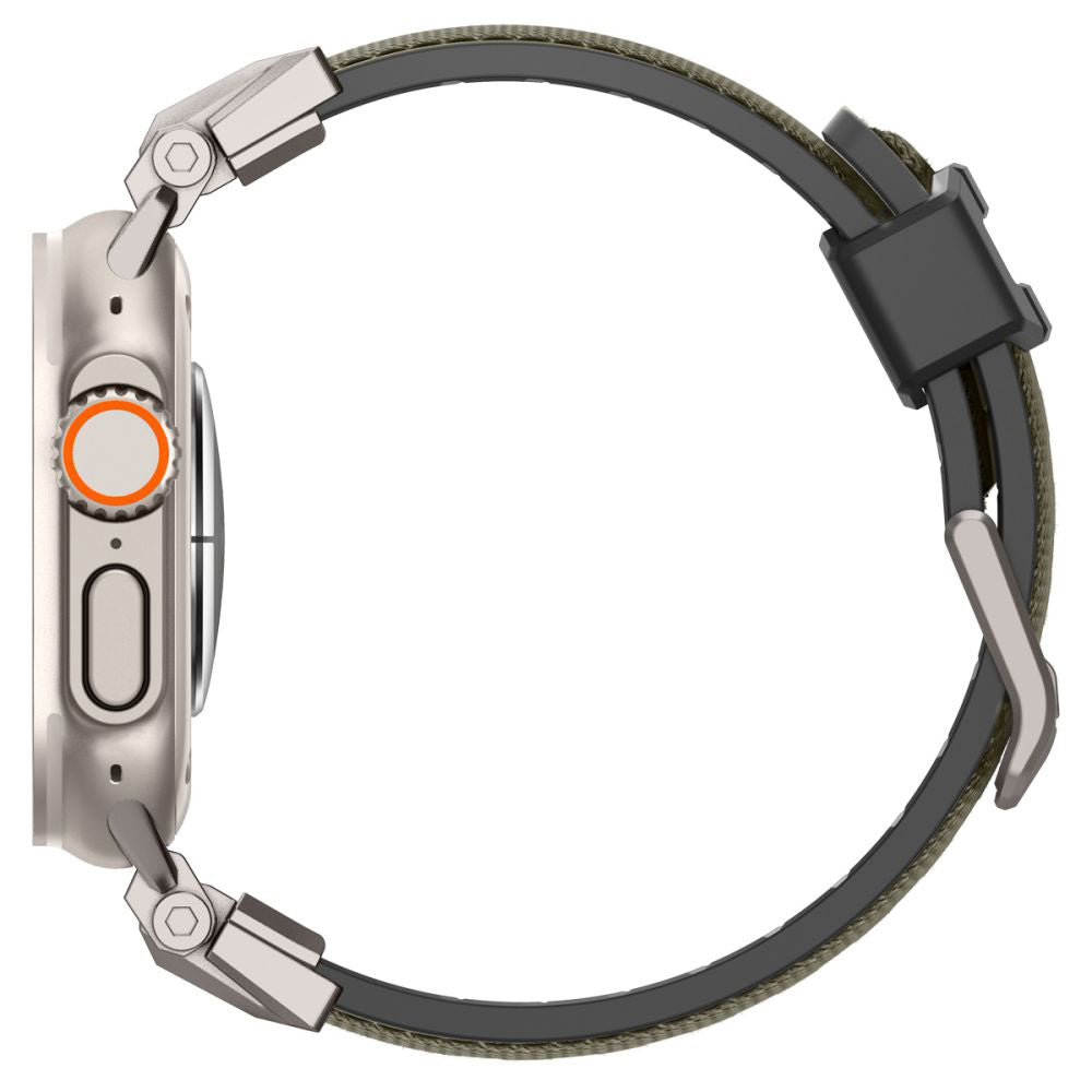 Spigen DuraPro Armor band voor Apple Watch 49mm / 46mm / 45mm / 44mm / 42mm Series, Groen AMP09102