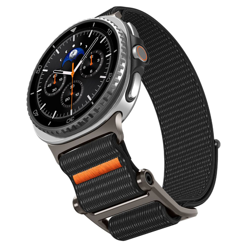 Spigen DuraPro Flex riem voor Samsung Galaxy Watch8 / Watch8 Classic Series, Zwart AMP10116
