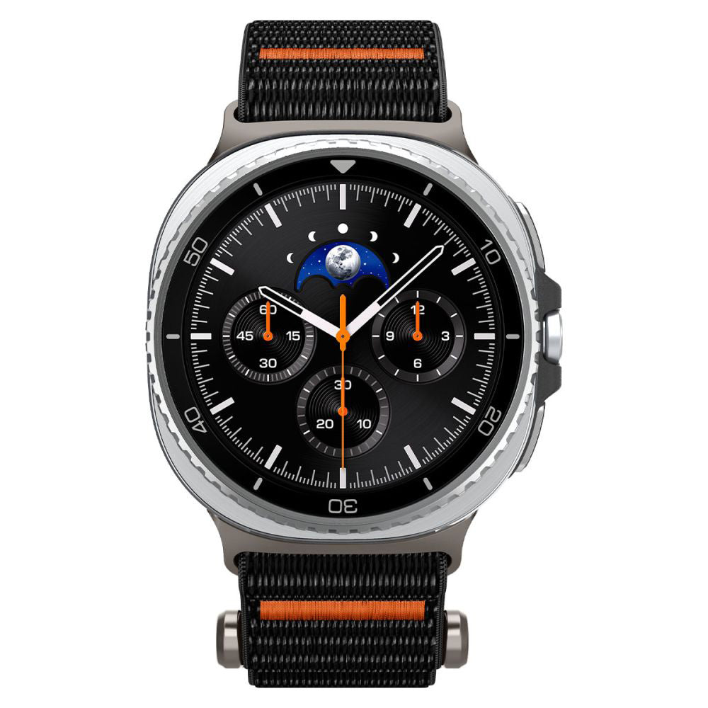Spigen DuraPro Flex riem voor Samsung Galaxy Watch8 / Watch8 Classic Series, Zwart AMP10116