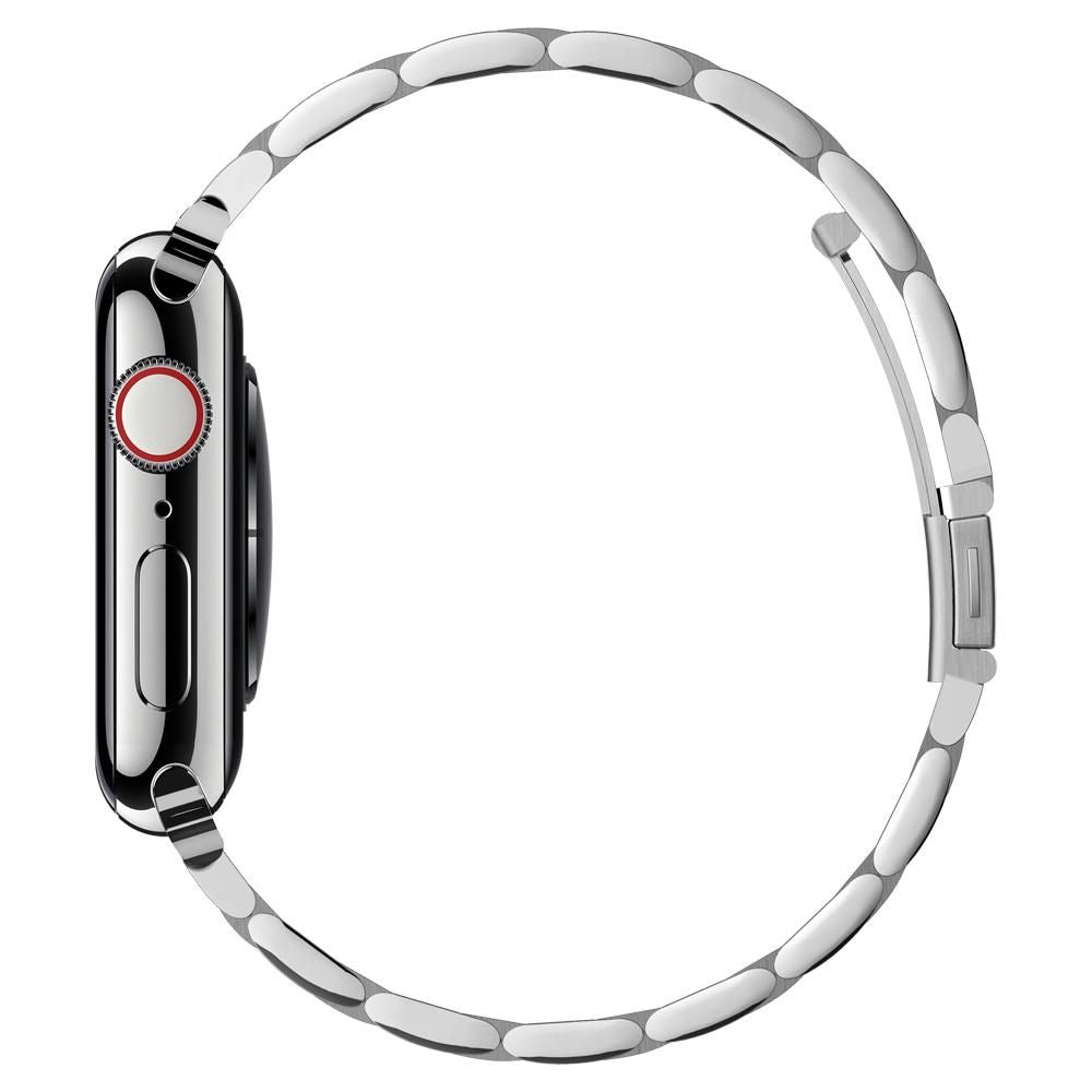 Bracelet Spigen Modern Fit pour Apple Watch 42mm / 41mm / 40mm / 38mm Series, Argenté 061MP25943