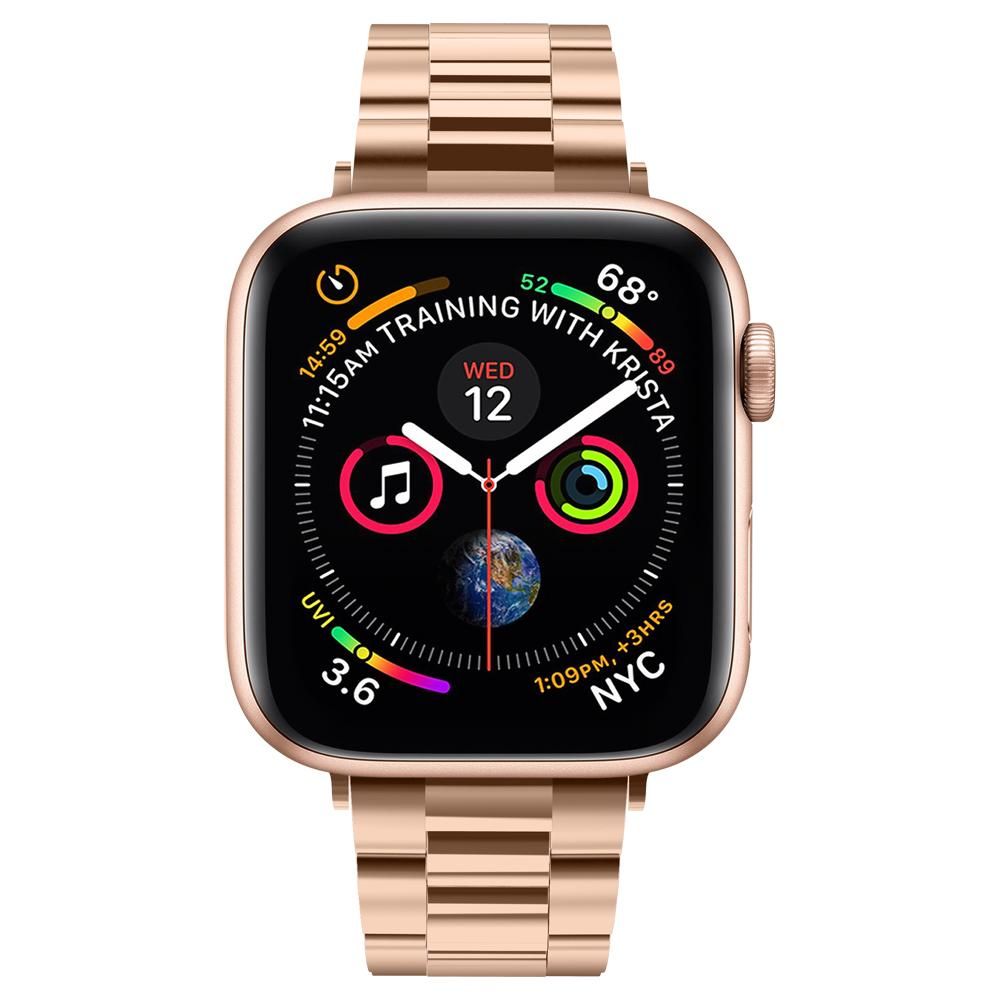 Bracelet Spigen Modern Fit pour Apple Watch 42mm / 41mm / 40mm / 38mm Series, Rose Doré 061MP25944