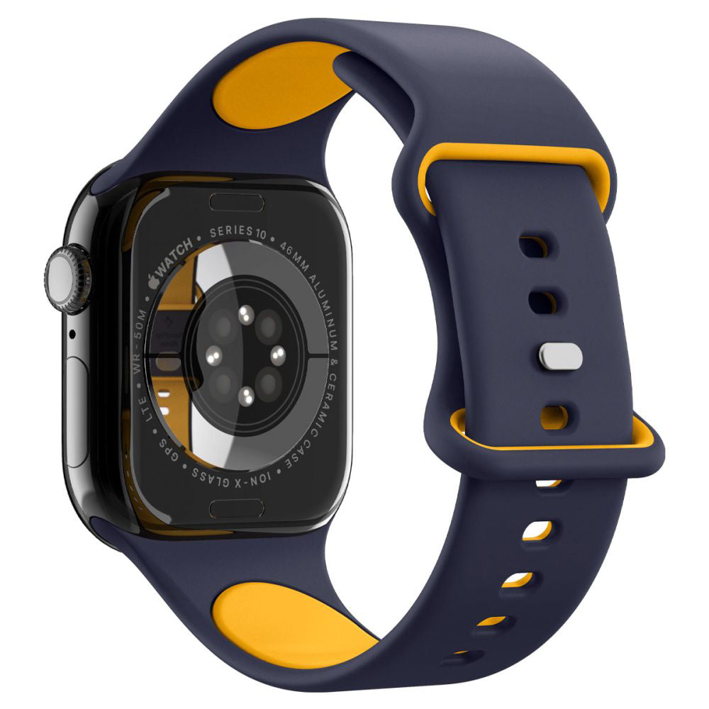 Spigen Nano Pop Armband für Apple Watch 49mm / 46mm / 45mm / 44mm / 42mm Serie, Marineblau AMP09322