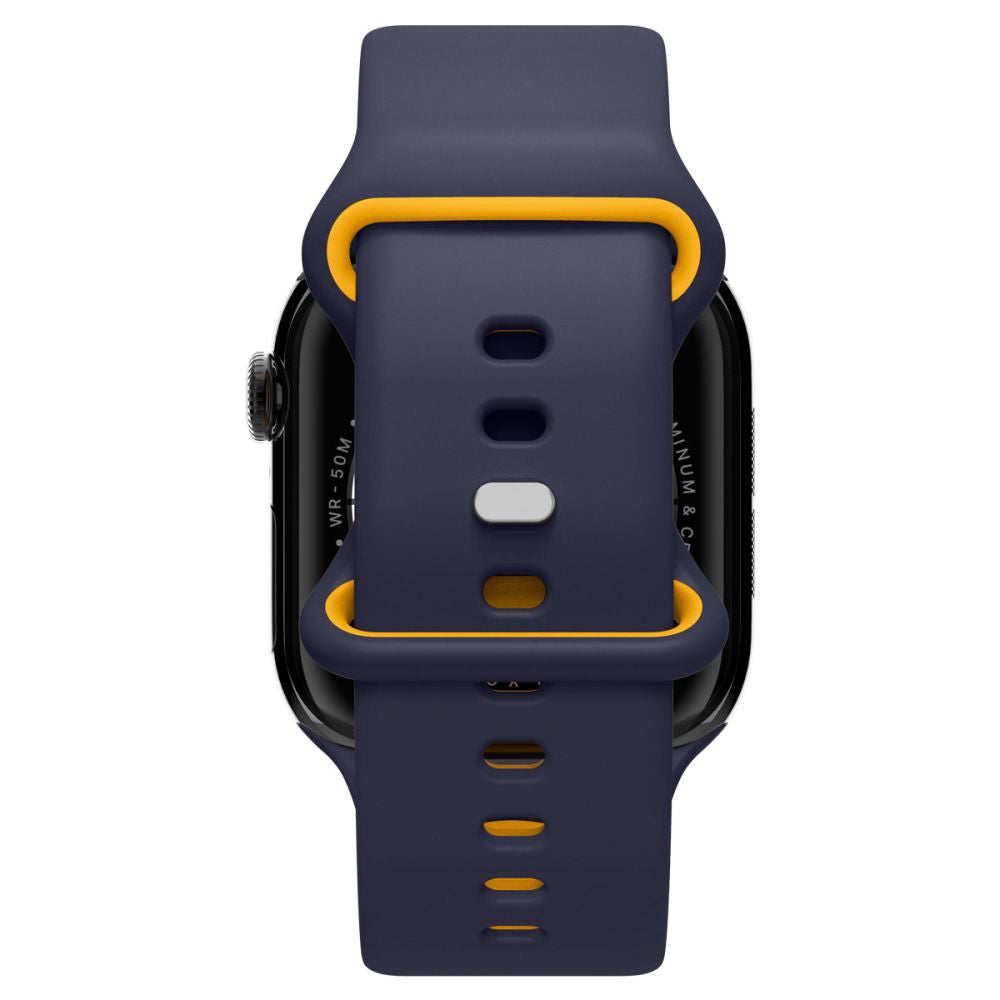 Spigen Nano Pop Armband für Apple Watch 49mm / 46mm / 45mm / 44mm / 42mm Serie, Marineblau AMP09322