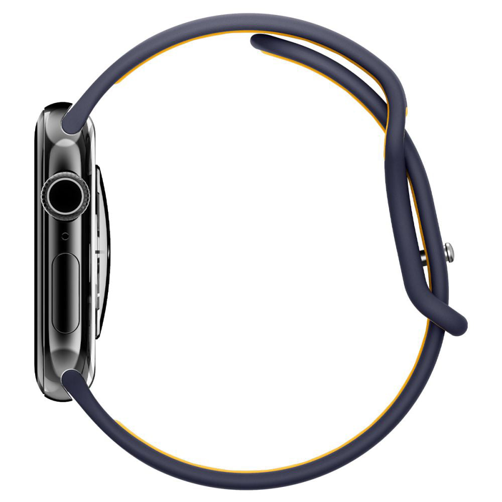 Spigen Nano Pop Armband für Apple Watch 49mm / 46mm / 45mm / 44mm / 42mm Serie, Marineblau AMP09322