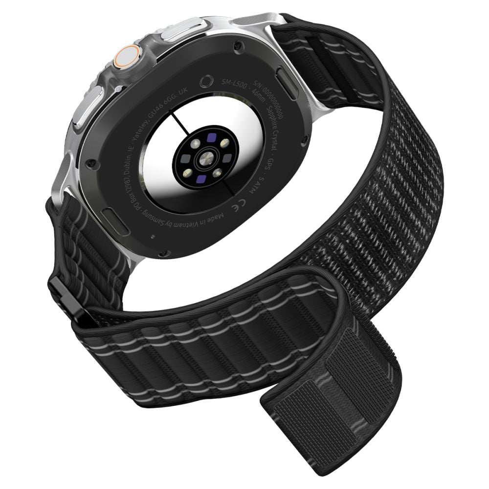 Bracelet Spigen WBF0 pour Samsung Galaxy Watch8 / Watch8 Classic Series, Noir AMP10153