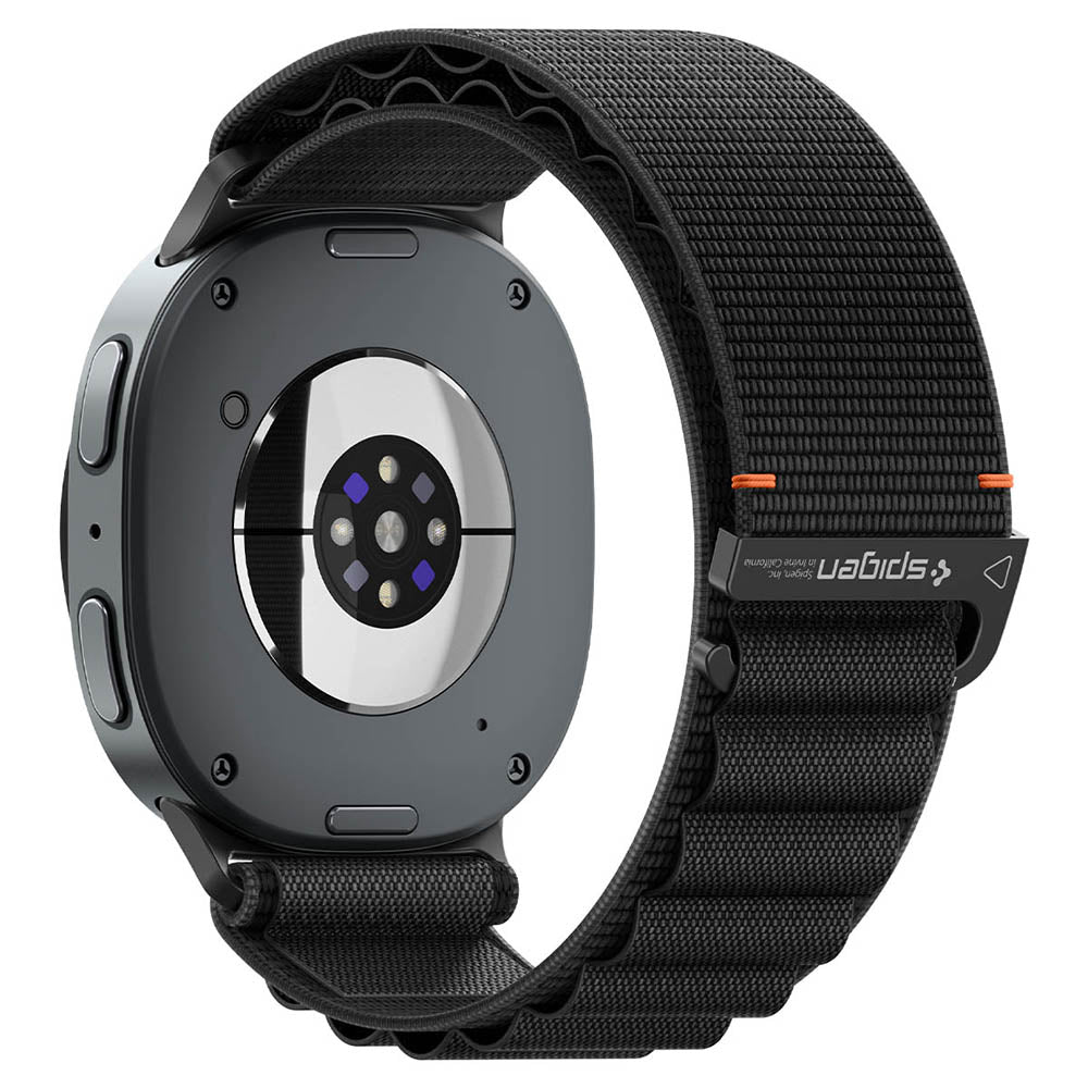 Spigen WBF1 band voor Samsung Galaxy Watch9 / Watch8 / Watch8 Classic Series, Zwart AMP11607