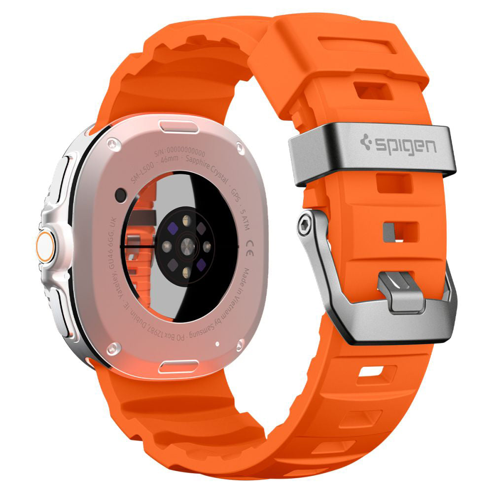Spigen WBS2 Armband für Samsung Galaxy Watch8 / Watch8 Classic Series, Orange AMP10152