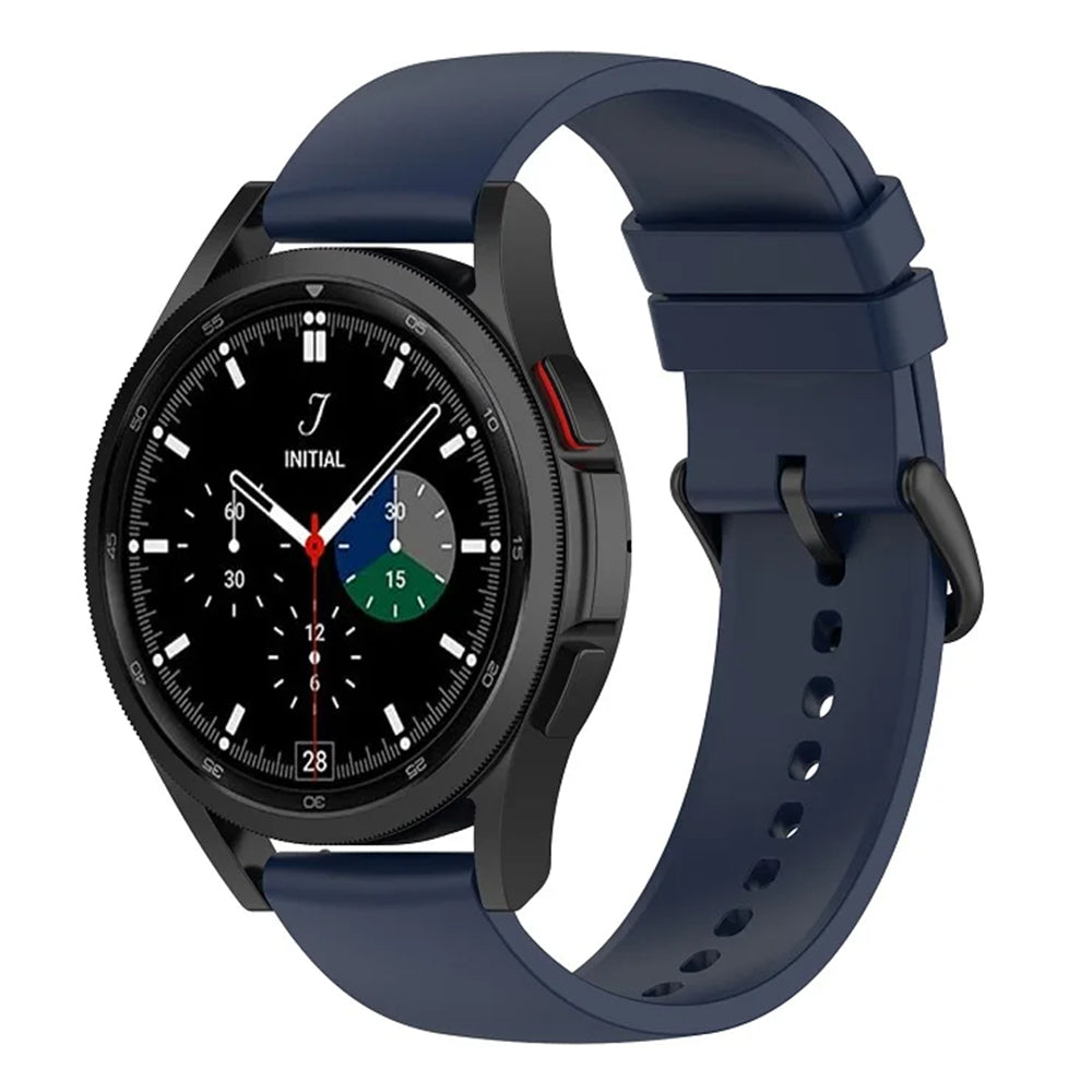 Bracelet Techsuit W001 pour Samsung Galaxy Watch / Huawei Watch Series, 20mm, Bleu Foncé