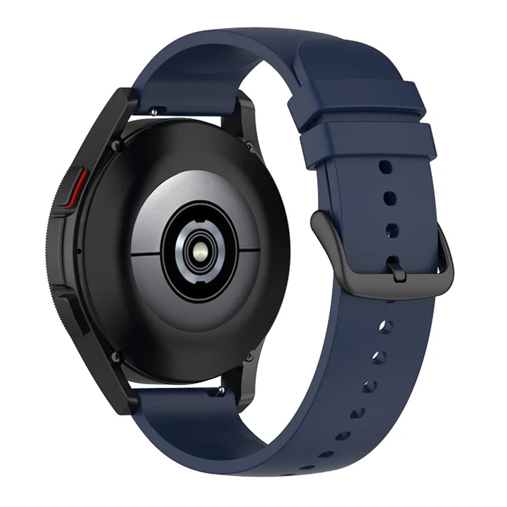 Bracelet Techsuit W001 pour Samsung Galaxy Watch / Huawei Watch Series, 20mm, Bleu Foncé