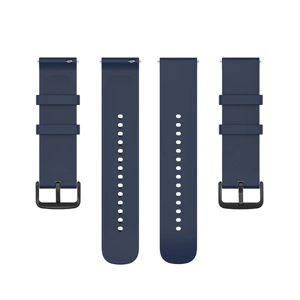 Bracelet Techsuit W001 pour Samsung Galaxy Watch / Huawei Watch Series, 20mm, Bleu Foncé