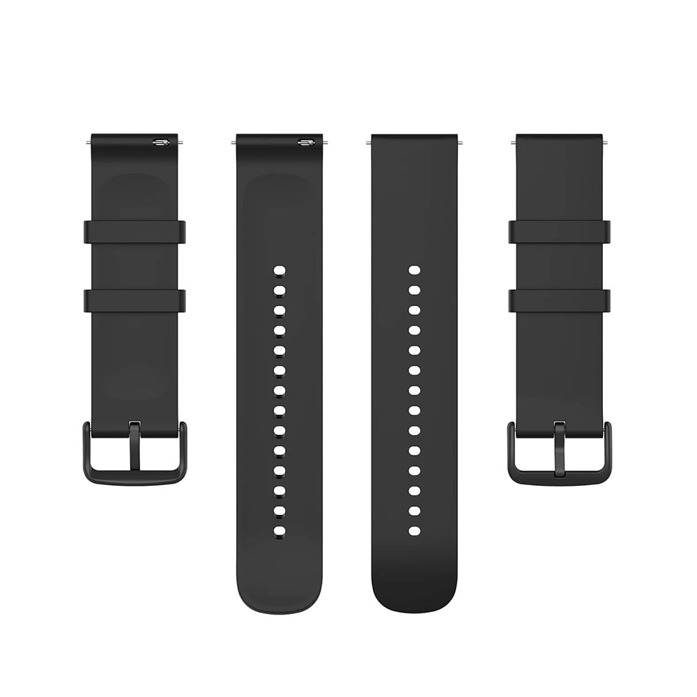 Bracelet Techsuit W001 pour Samsung Galaxy Watch / Huawei Watch Series, 20mm, Noir