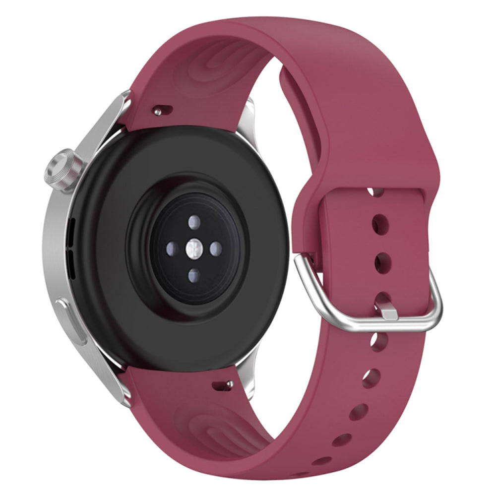 Techsuit W003 band voor Huawei Watch / Xiaomi Watch Series, 22mm, Donkerroze