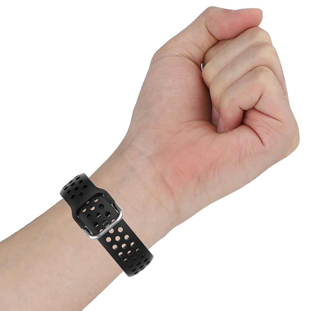 Techsuit W004 Armband für Samsung Galaxy Watch / Huawei Watch Series, 22mm, Rot.