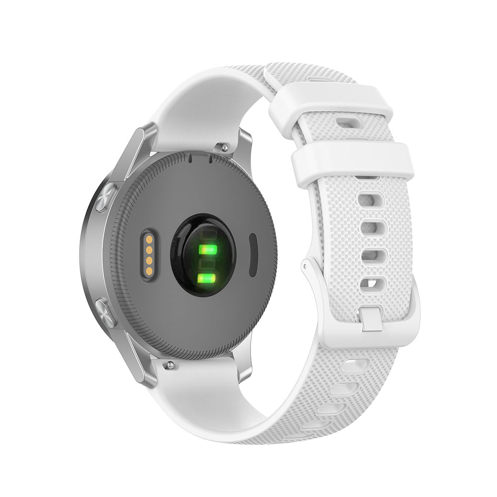 Bracelet Techsuit W006 pour Huawei Watch / Garmin Watch Series, Blanc