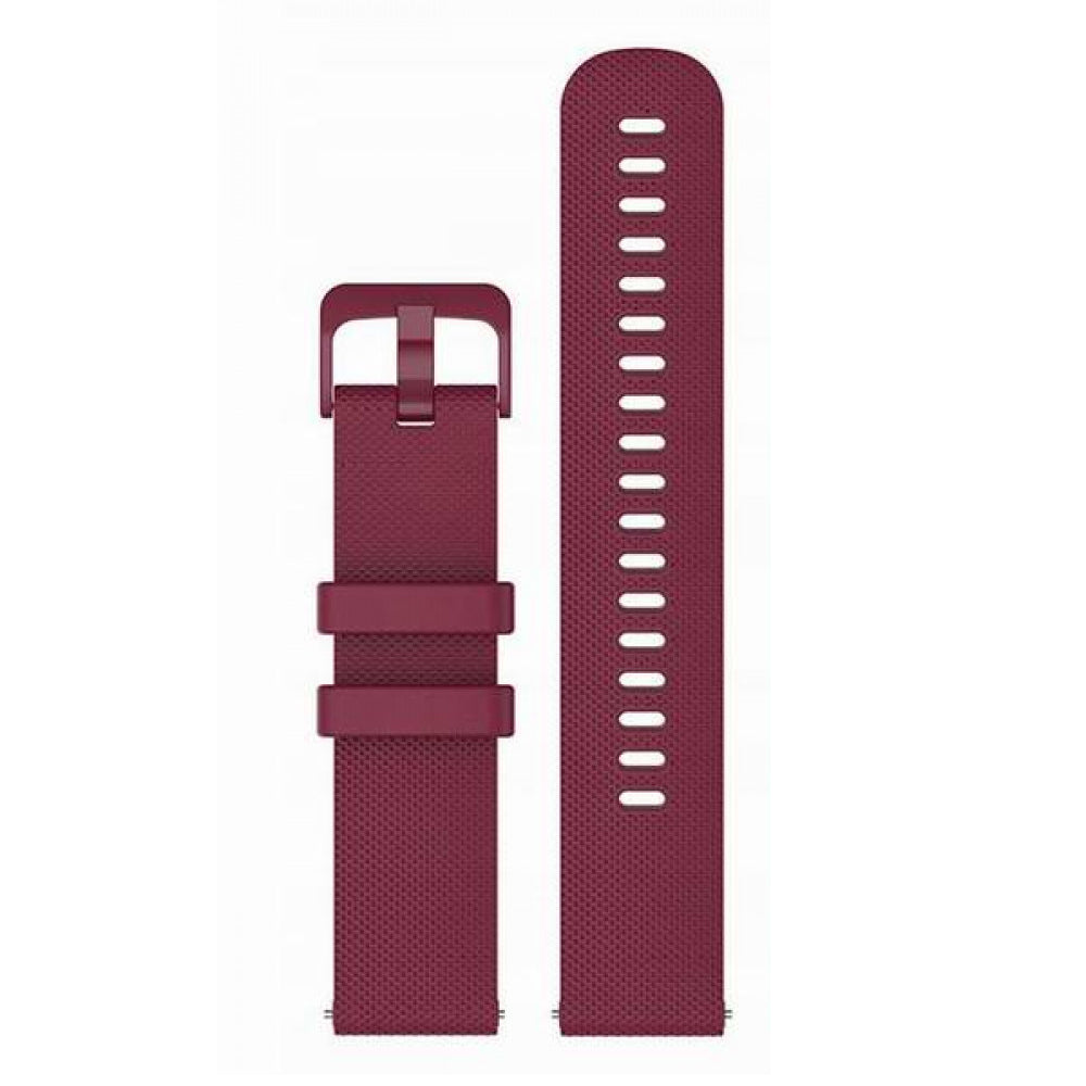 Techsuit W006 band voor Huawei Watch / Xiaomi Watch Series, 22mm, Kersenrood