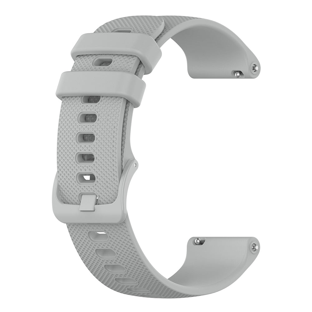Techsuit W006 band voor Samsung Galaxy Watch / Huawei Watch Series, 20mm, Grijs