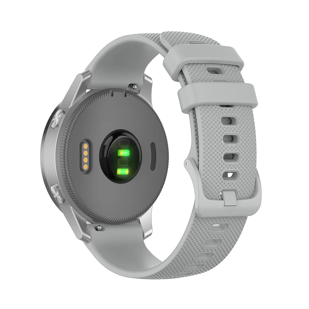 Techsuit W006 band voor Samsung Galaxy Watch / Huawei Watch Series, 20mm, Grijs