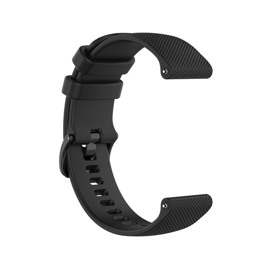 Techsuit W006 Armband für Samsung Galaxy Watch / Huawei Watch Series, 20mm, Schwarz