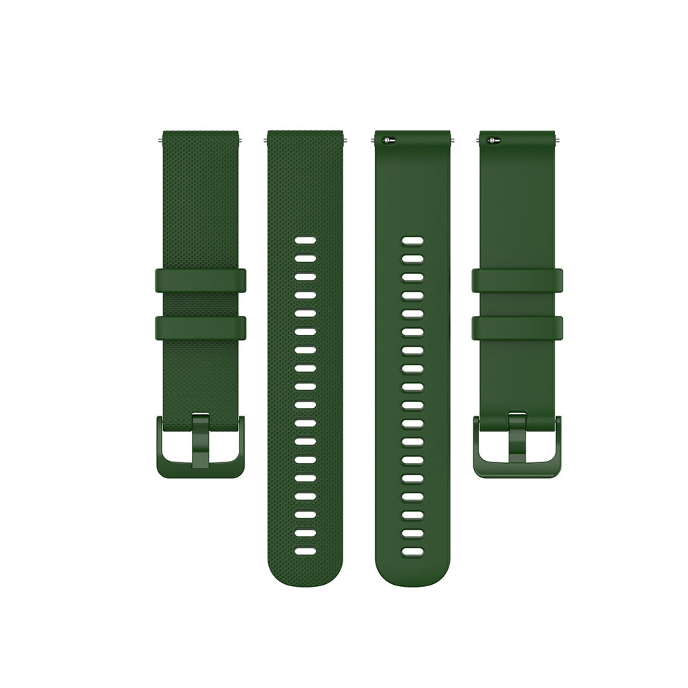 Bracelet Techsuit W006 pour Samsung Galaxy Watch / Huawei Watch Series, 20mm, Vert.
