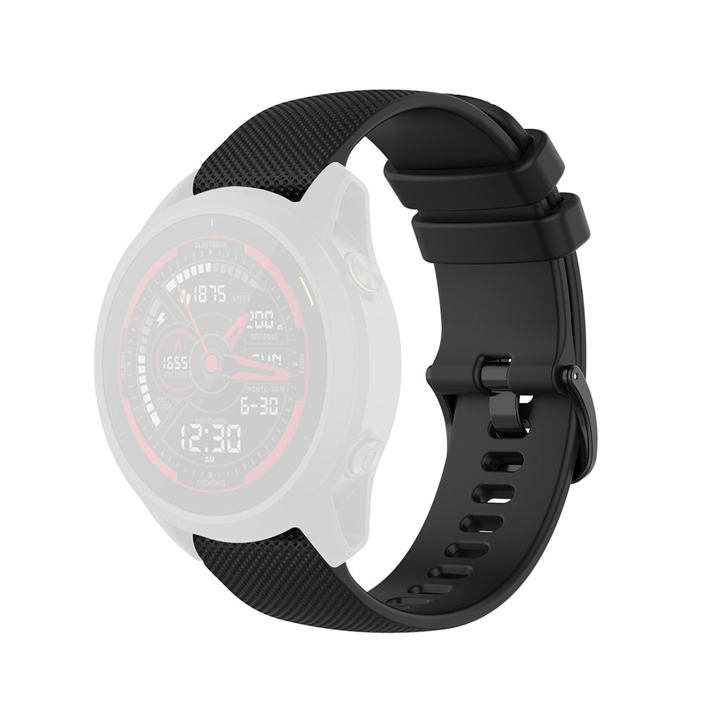 Bracelet Techsuit W006 pour Samsung Galaxy Watch / Huawei Watch Series, 22mm, Noir