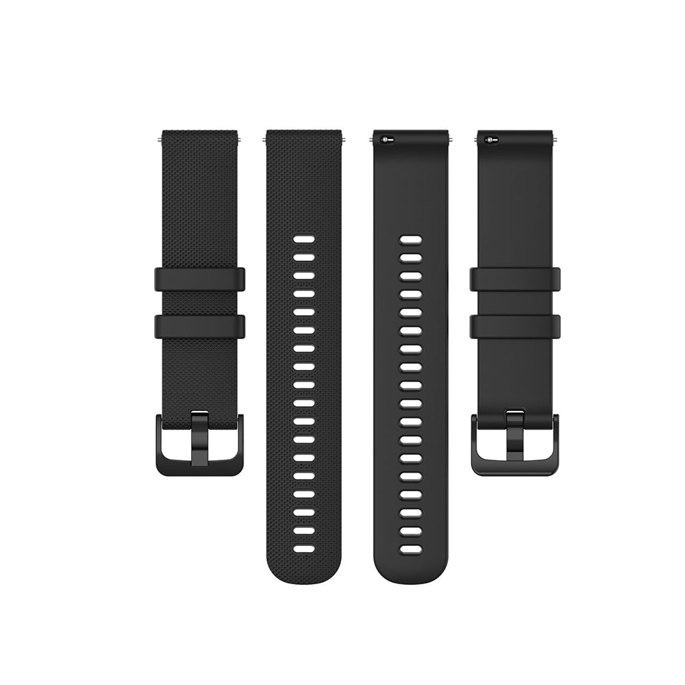 Bracelet Techsuit W006 pour Samsung Galaxy Watch / Huawei Watch Series, 22mm, Noir