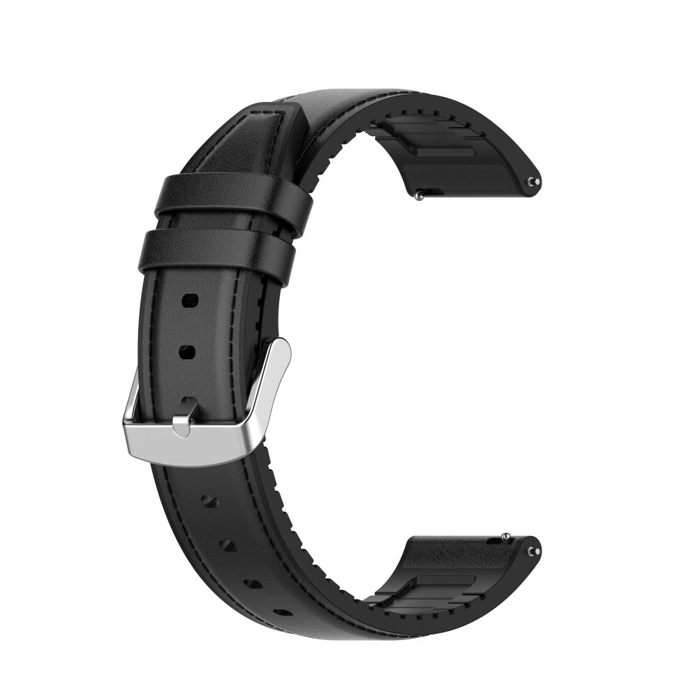 Bracelet Techsuit W007 pour Samsung Galaxy Watch / Huawei Watch Series, 20mm, Noir.