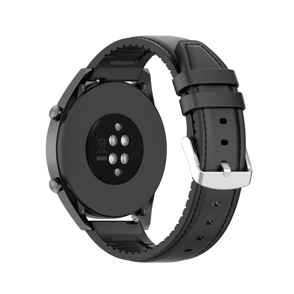 Bracelet Techsuit W007 pour Samsung Galaxy Watch / Huawei Watch Series, 20mm, Noir.