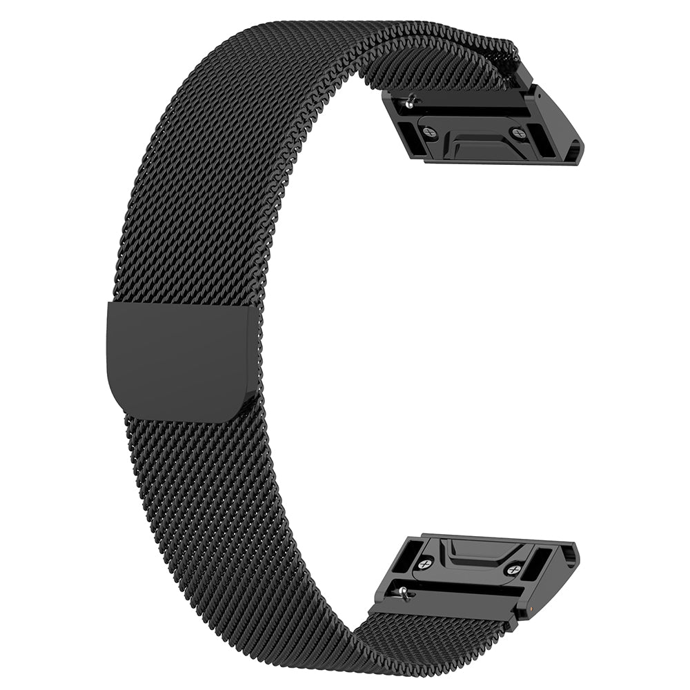 Bracelet Techsuit W009 pour Garmin Instinct / Approach / Fenix Watch Series, 20mm, Noir