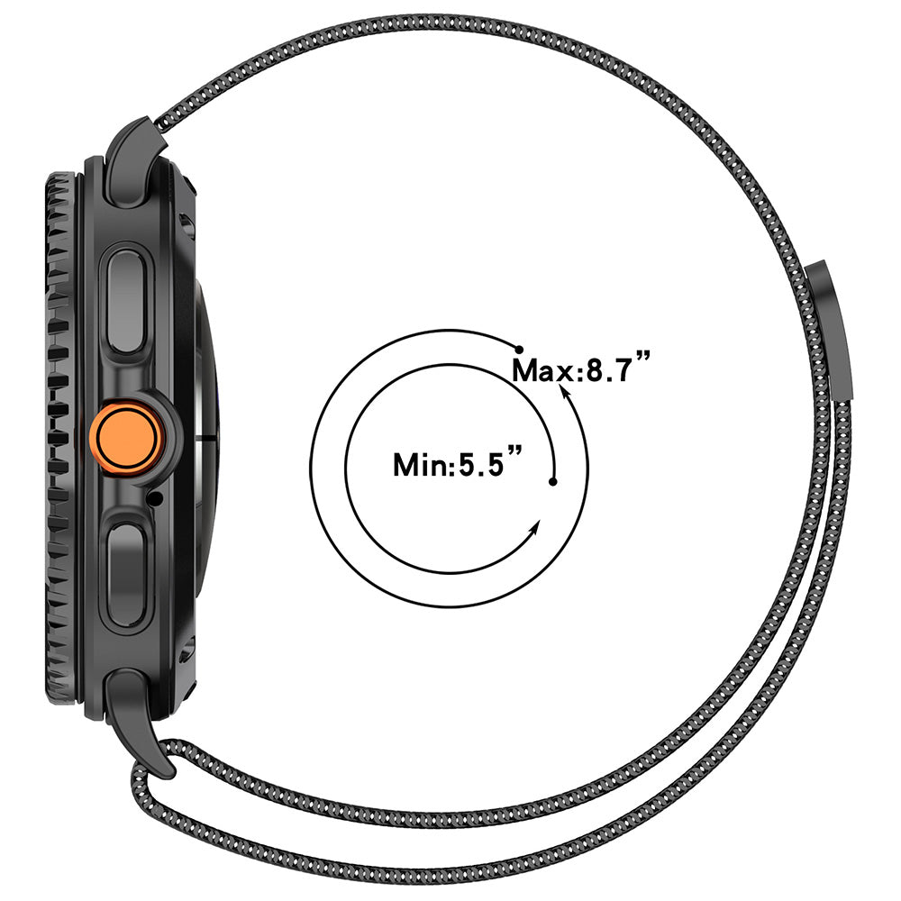 Techsuit W009 Armband für Samsung Galaxy Watch8 / Watch8 Classic Series, Rosa