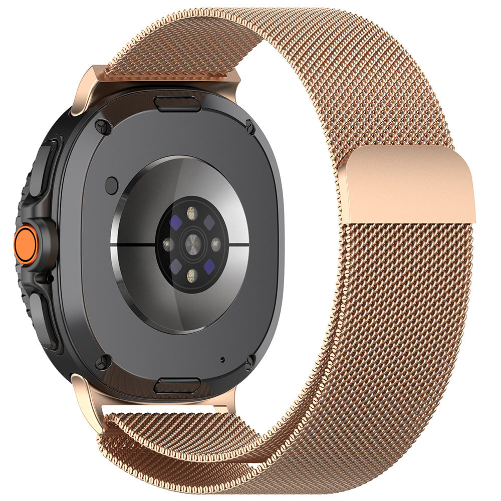 Bracelet Techsuit W009 pour Samsung Galaxy Watch8 / Watch8 Classic Series, Rose Doré