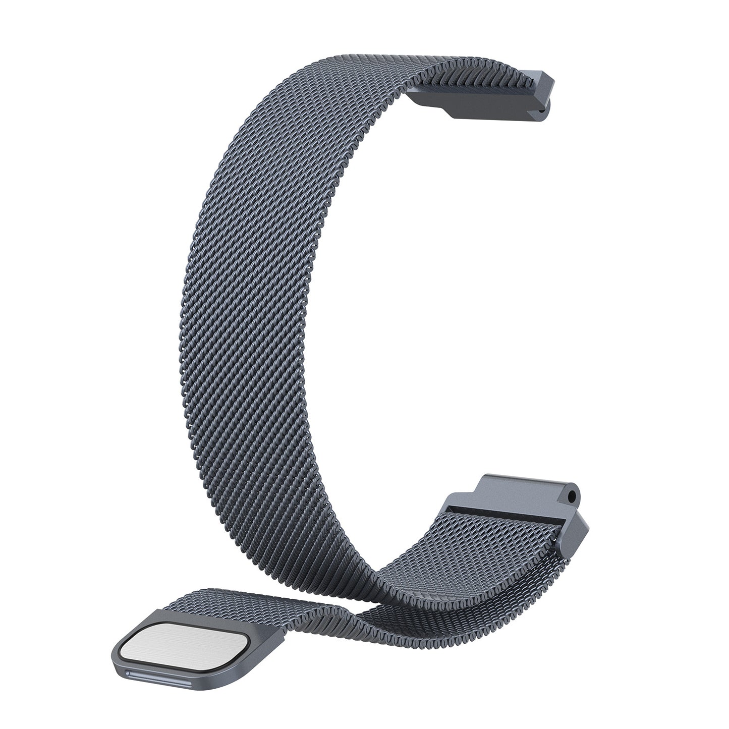 Techsuit W009 Armband für Samsung Galaxy Watch / Huawei Watch Series, 20mm, Silberfarben