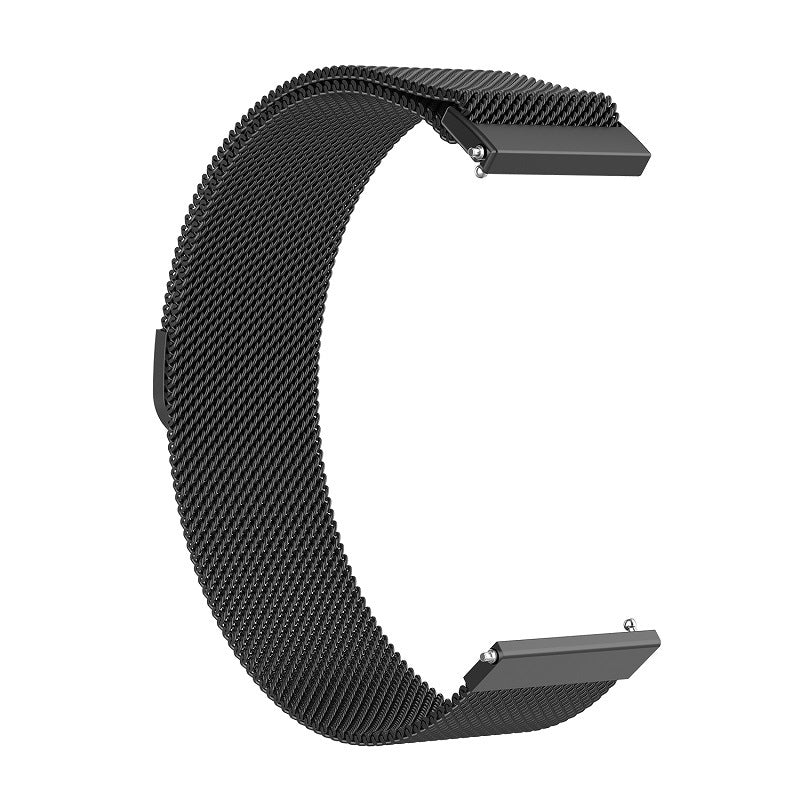 Bracelet Techsuit W009 pour Samsung Galaxy Watch / Huawei Watch Series, 22mm, Noir