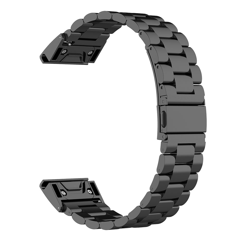 Techsuit W010 Armband für Garmin Instinct / Approach / Fenix Watch Series, 20mm, Schwarz