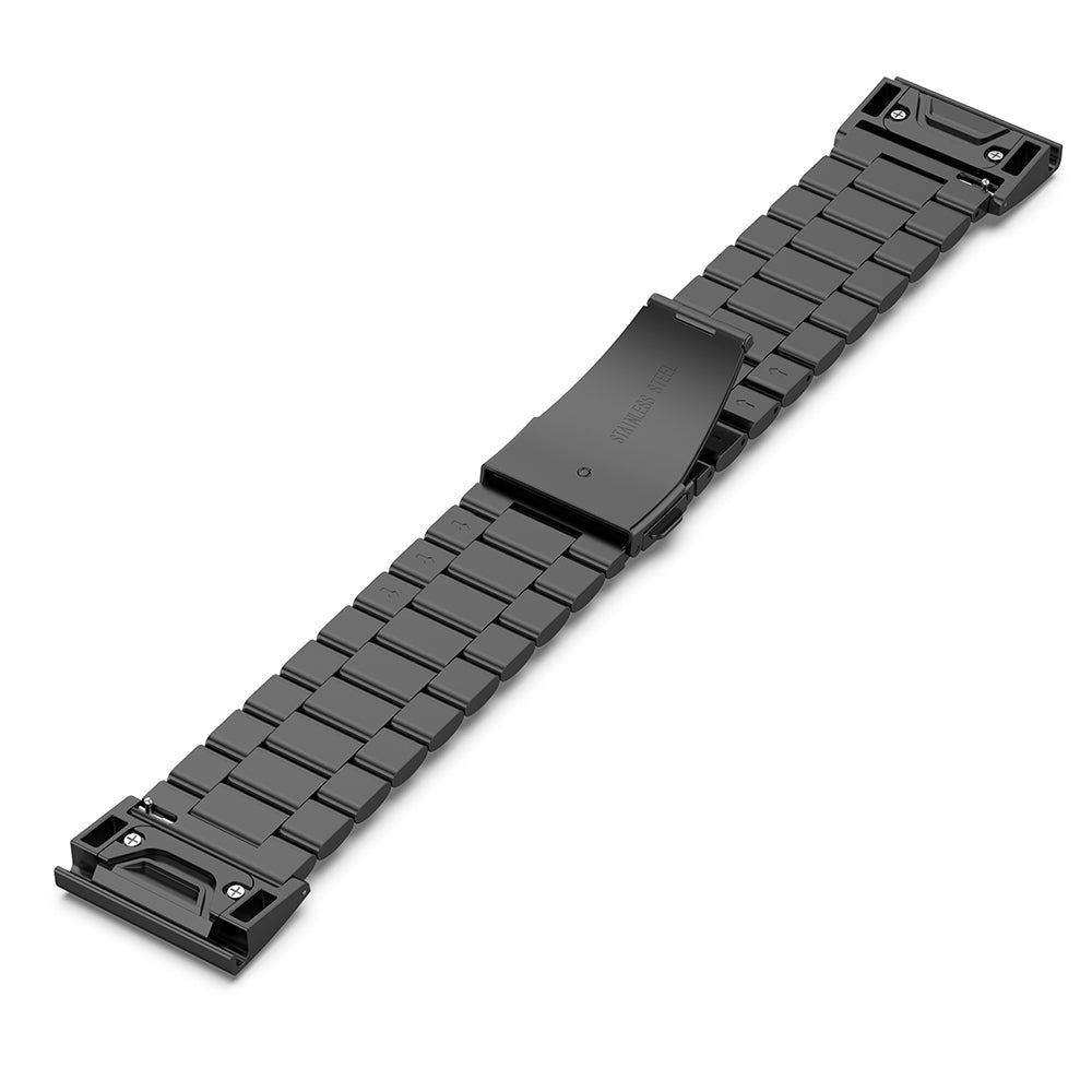 Techsuit W010 Armband für Garmin Watch Fenix Serie, 26mm, Schwarz