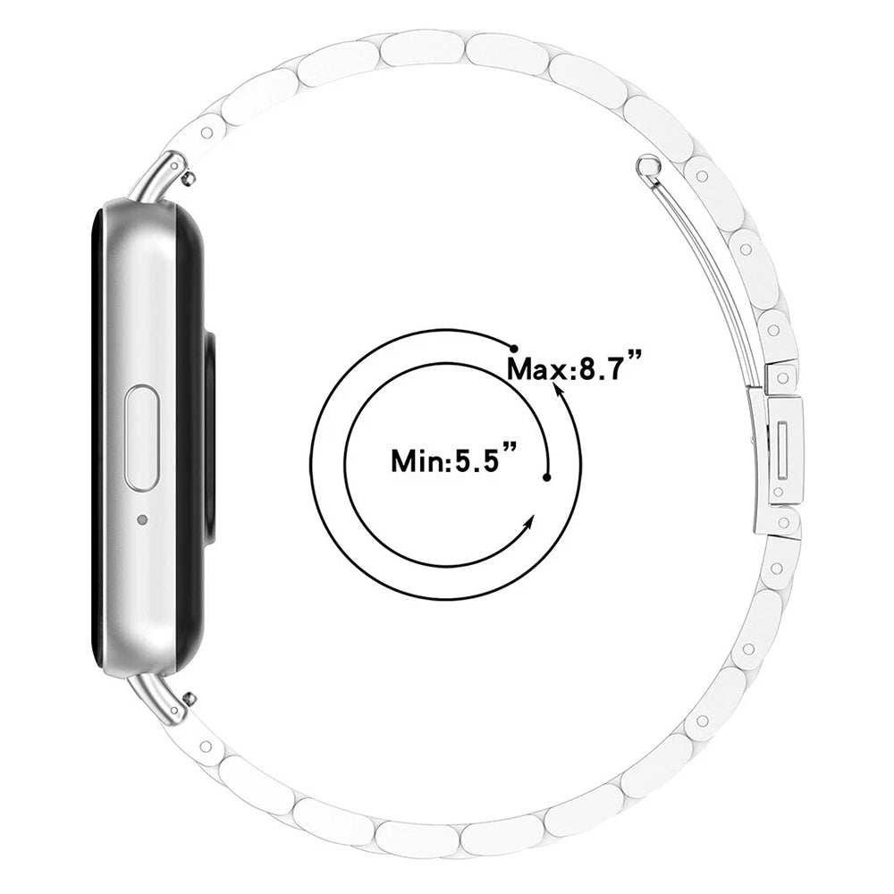 Techsuit W010 band voor Samsung Galaxy Fit3 R39M, Zilver