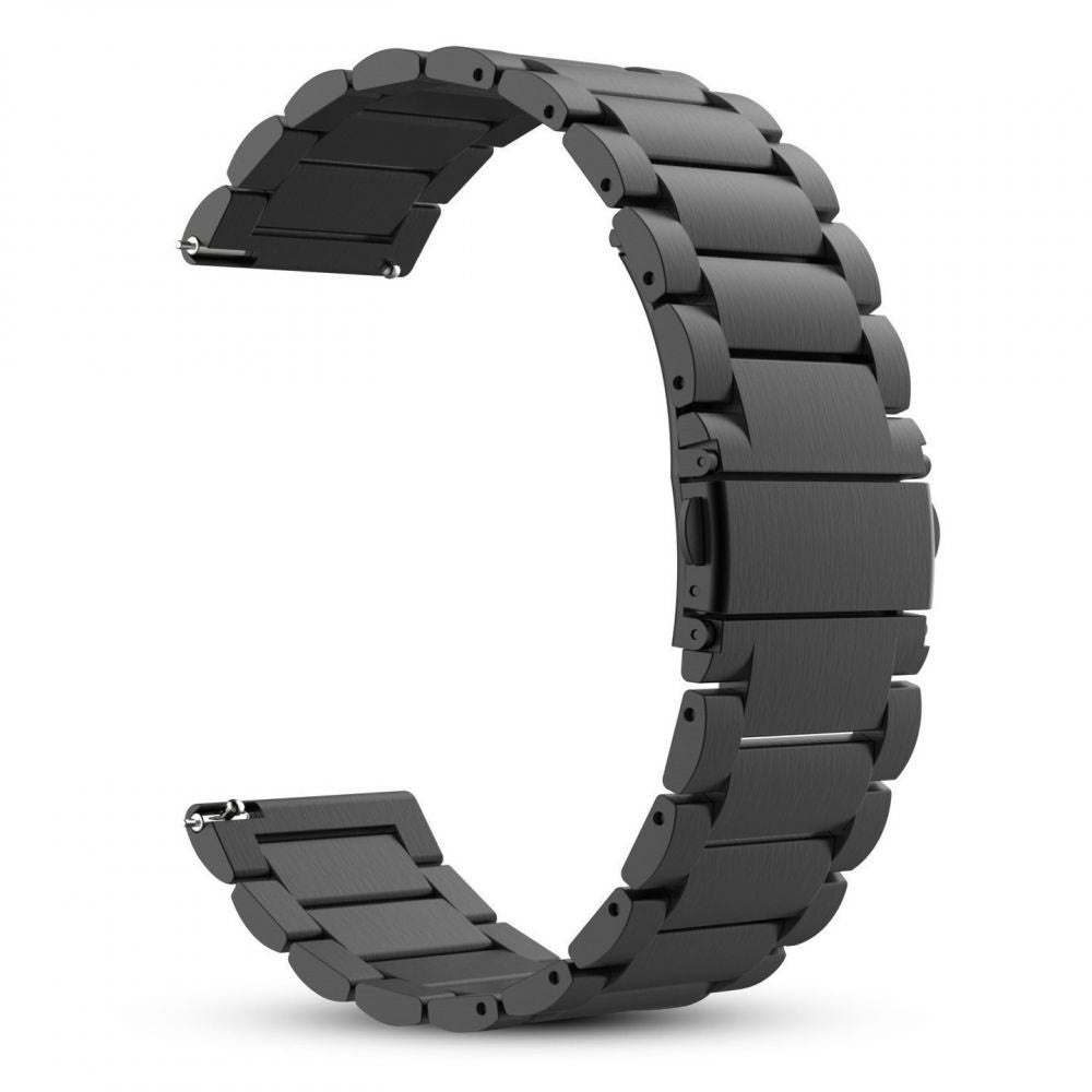 Bracelet Techsuit W010 pour Samsung Galaxy Watch / Huawei Watch Series, 20mm, Noir
