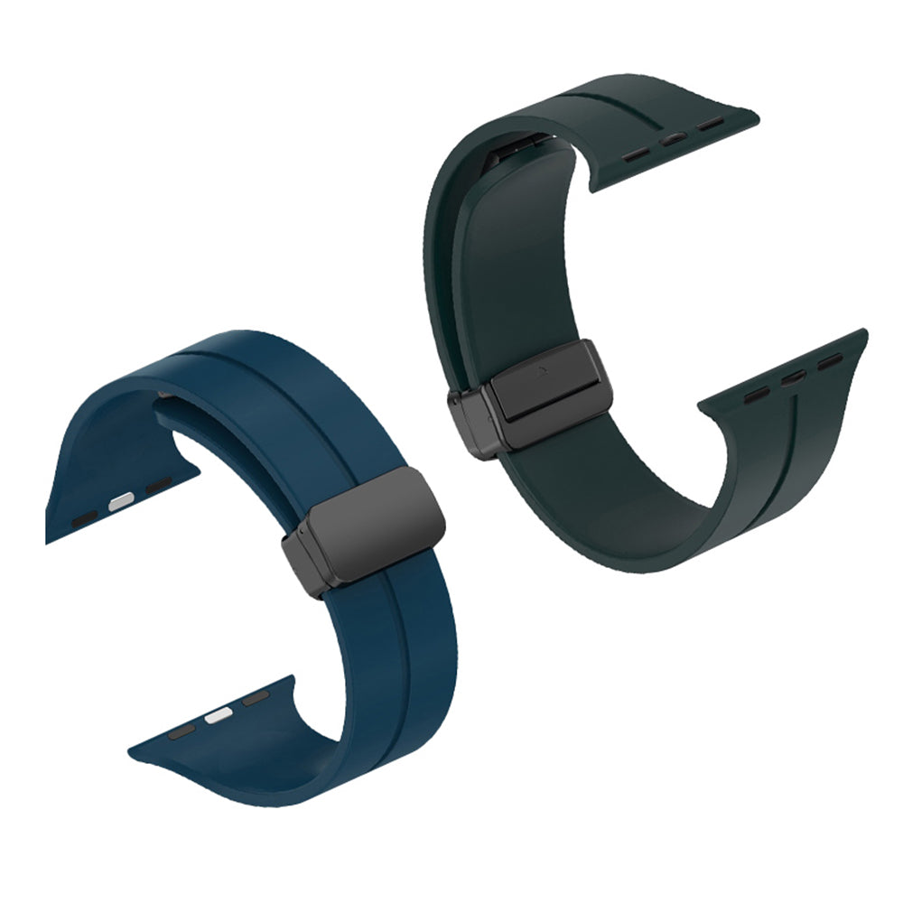 Techsuit W011 Armband für Apple Watch 49mm / 46mm / 45mm / 44mm / 42mm Serie, Lila