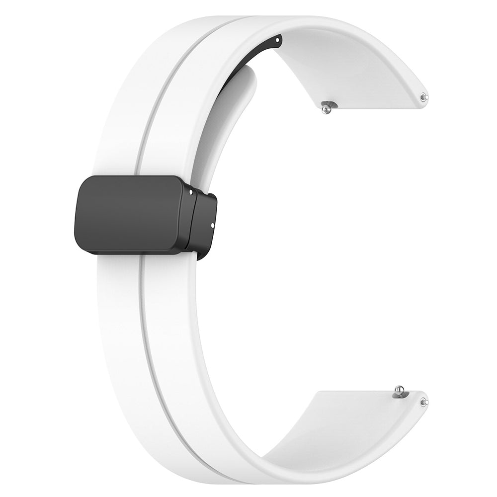 Techsuit W011 band voor Huawei Watch / Garmin Watch Series, 18mm, Wit