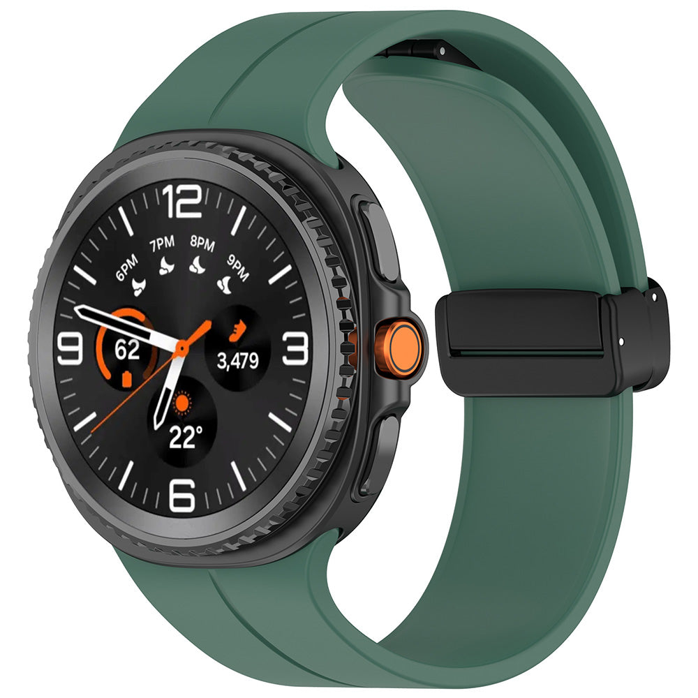 Techsuit W011 band voor Samsung Galaxy Watch8 / Watch8 Classic Series, Donkergroen