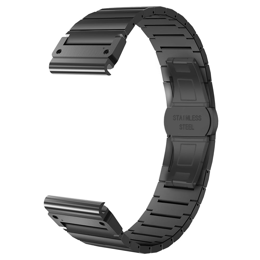 Techsuit W012 band voor Garmin Watch Fenix / Forerunner Series, 22mm, Zwart
