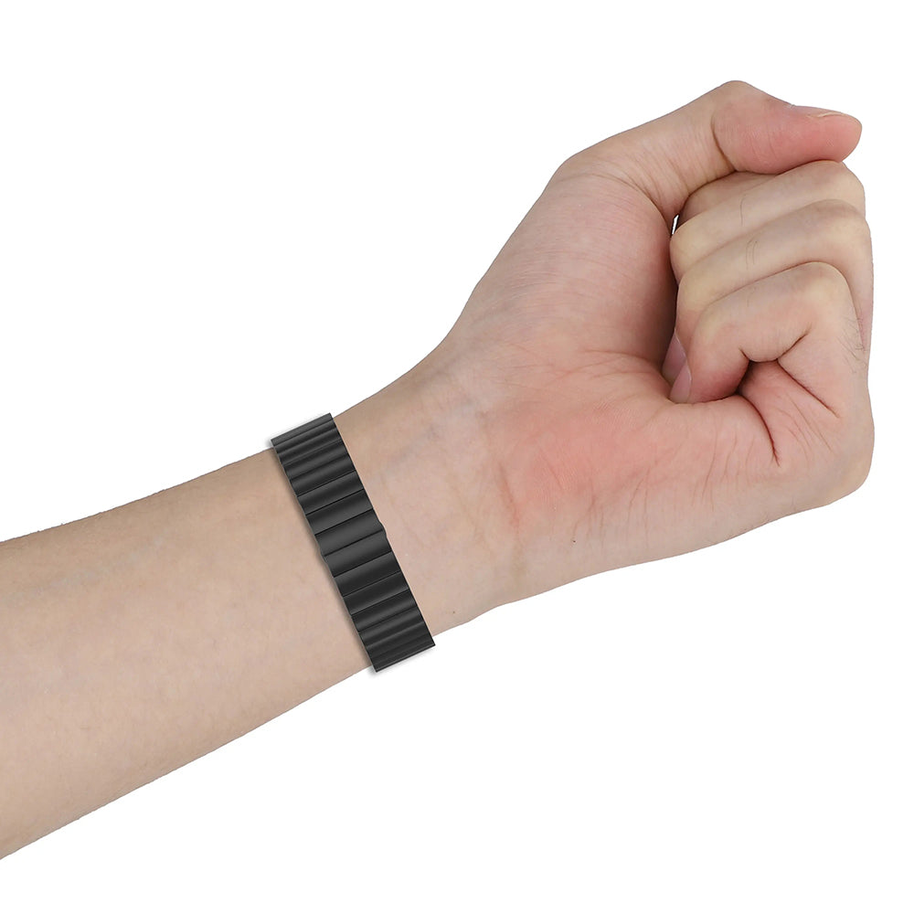 Bracelet Techsuit W012 pour Samsung Galaxy Watch / Huawei Watch Series, 20mm, Argenté