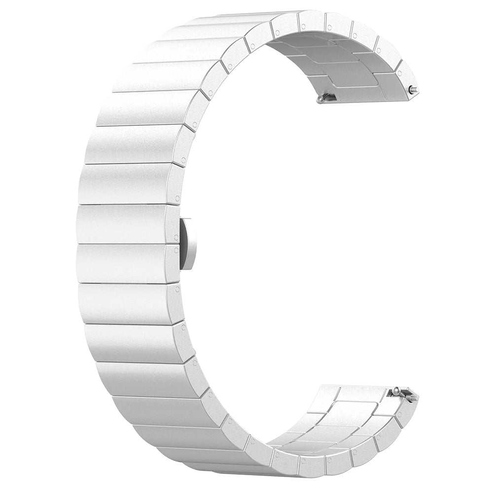 Bracelet Techsuit W012 pour Samsung Galaxy Watch / Huawei Watch Series, 20mm, Argenté