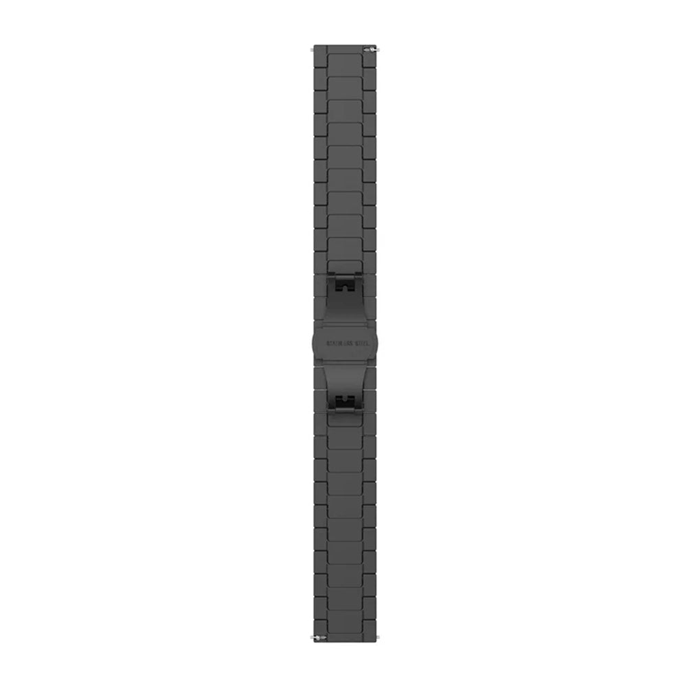 Techsuit W012 Armband für Samsung Galaxy Watch / Huawei Watch Series, 20mm, Schwarz