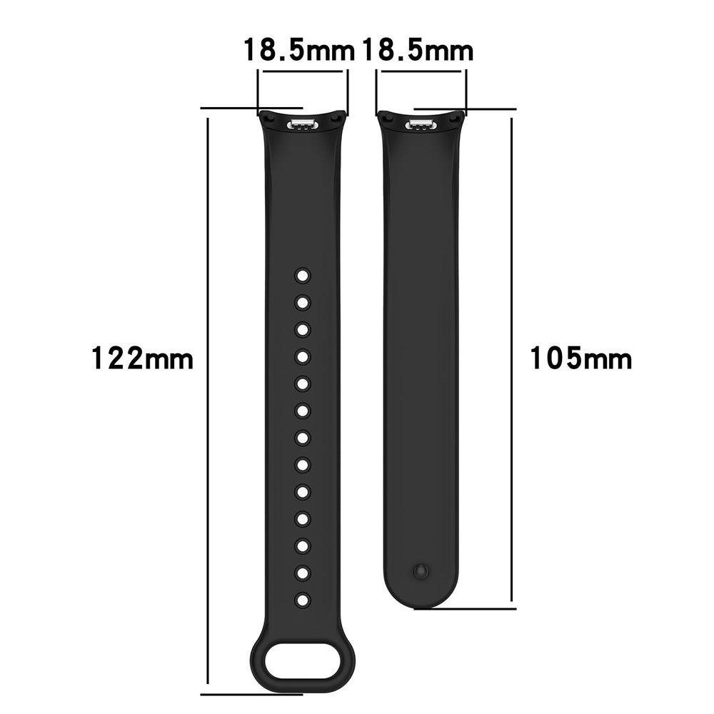 Techsuit-band W014 voor Xiaomi Smart Band 10 / 9 / 8, Wit