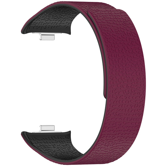 Techsuit W016 band voor Xiaomi Smart Band / Watch Series, Zwart Kersen