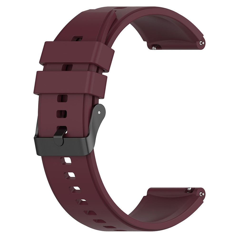 Techsuit W026 band voor Huawei Watch / Xiaomi Watch Series, 22mm, Kersenrood