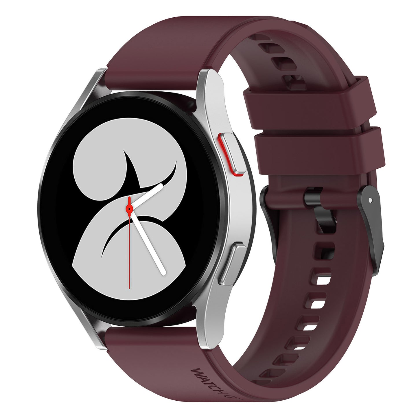 Techsuit W026 band voor Huawei Watch / Xiaomi Watch Series, 22mm, Kersenrood