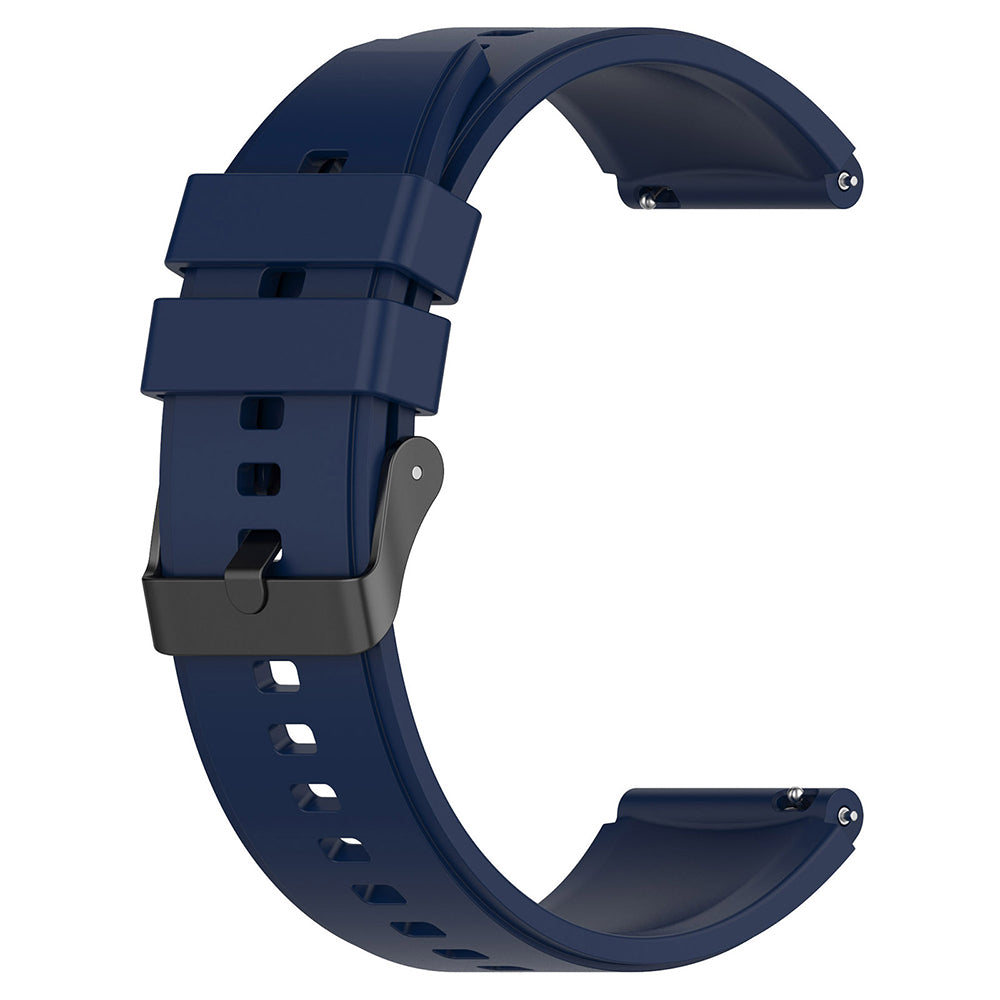 Techsuit W026 band voor Samsung Galaxy Watch / Huawei Watch Series, 20mm, Donkerblauw