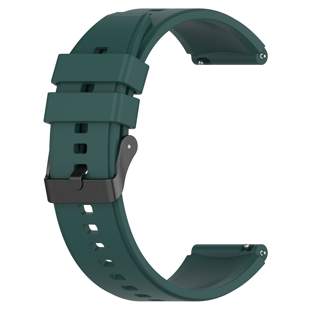 Techsuit W026 band voor Samsung Galaxy Watch / Huawei Watch Series, 20mm, Donkergroen