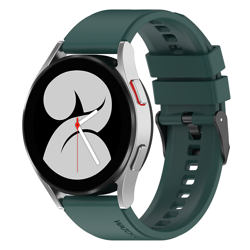 Techsuit W026 band voor Samsung Galaxy Watch / Huawei Watch Series, 20mm, Donkergroen